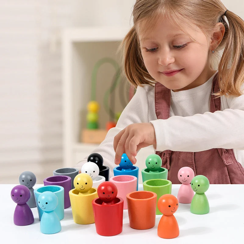 Värikanava – Oppiminen & Löytäminen - Montessori puinen värilajittelupeli