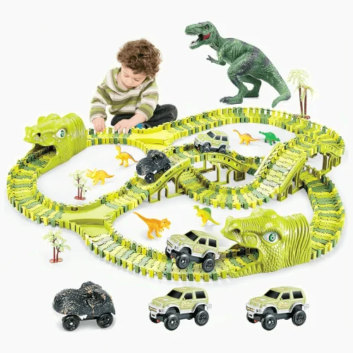 DinoWorld Leikkirata | Eeppinen seikkailu - Interaktiivinen dino-leikkiminen