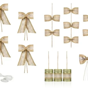 Auton koristelu Set häät Bows