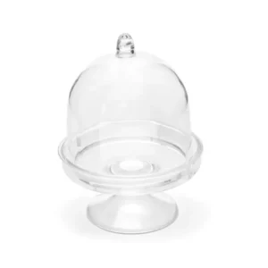 Cupcake Stand Mini kannella läpinäkyvä 7.5cm 3kpl 3kpl