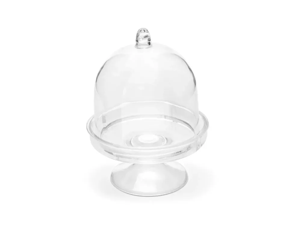 Cupcake Stand Mini kannella läpinäkyvä 7.5cm 3kpl 3kpl