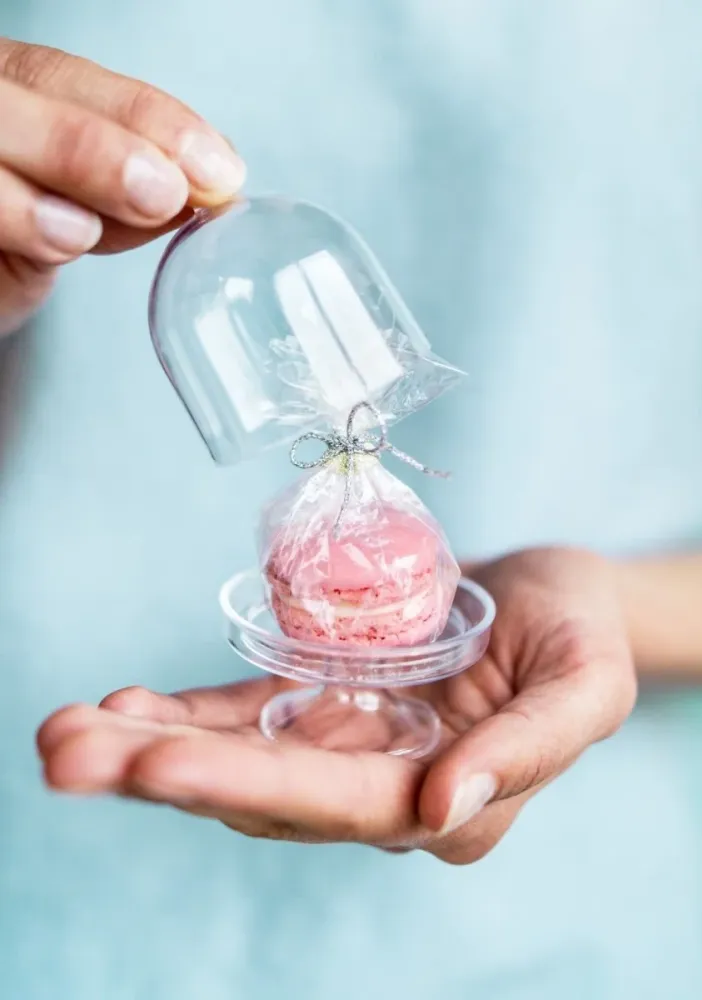 Cupcake Stand Mini kannella läpinäkyvä 7.5cm 3kpl 3kpl