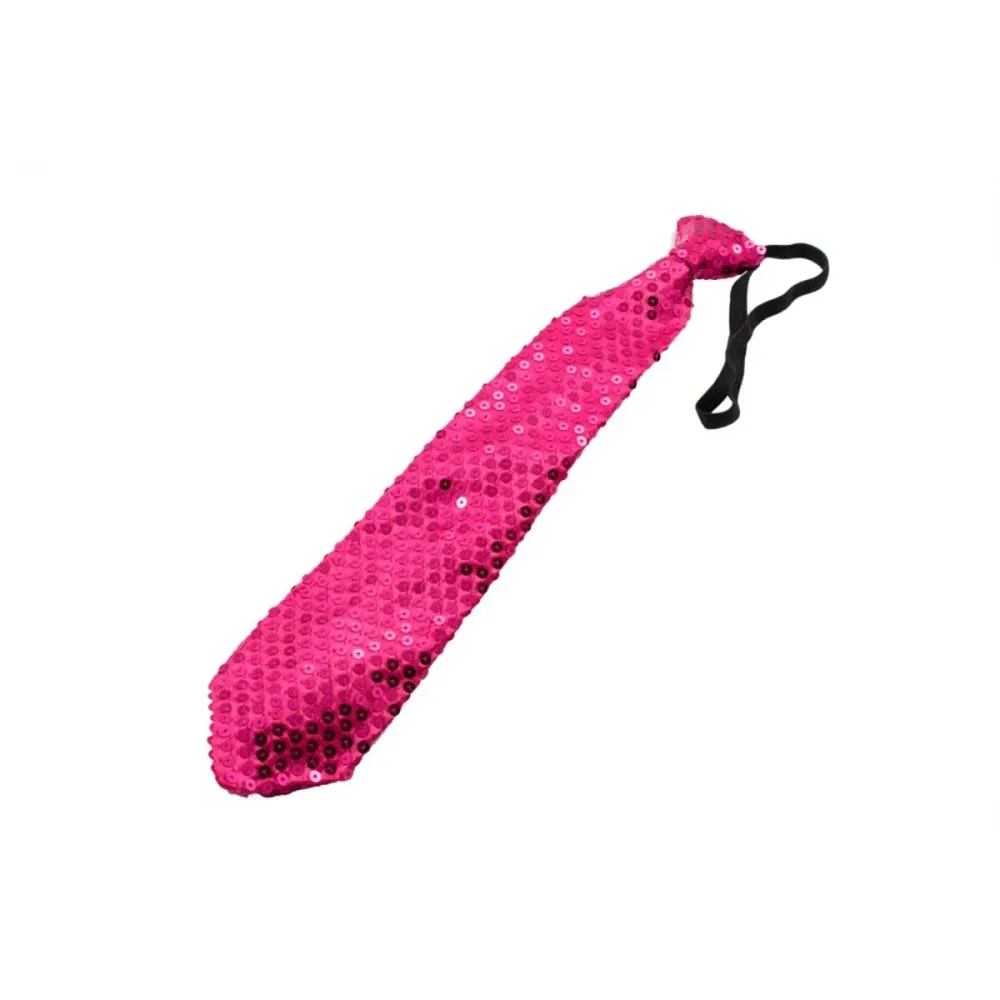 Fuksia solmio Glitter valoilla