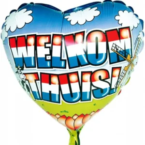 Helium ilmapallo Tervetuloa kotiin 74cm tyhjä