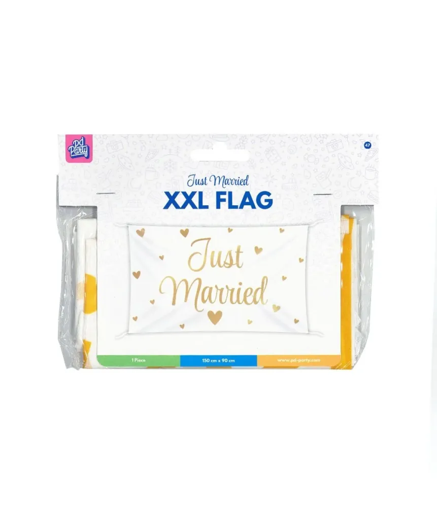 Häälippu Just Married Xxl 1.5m
