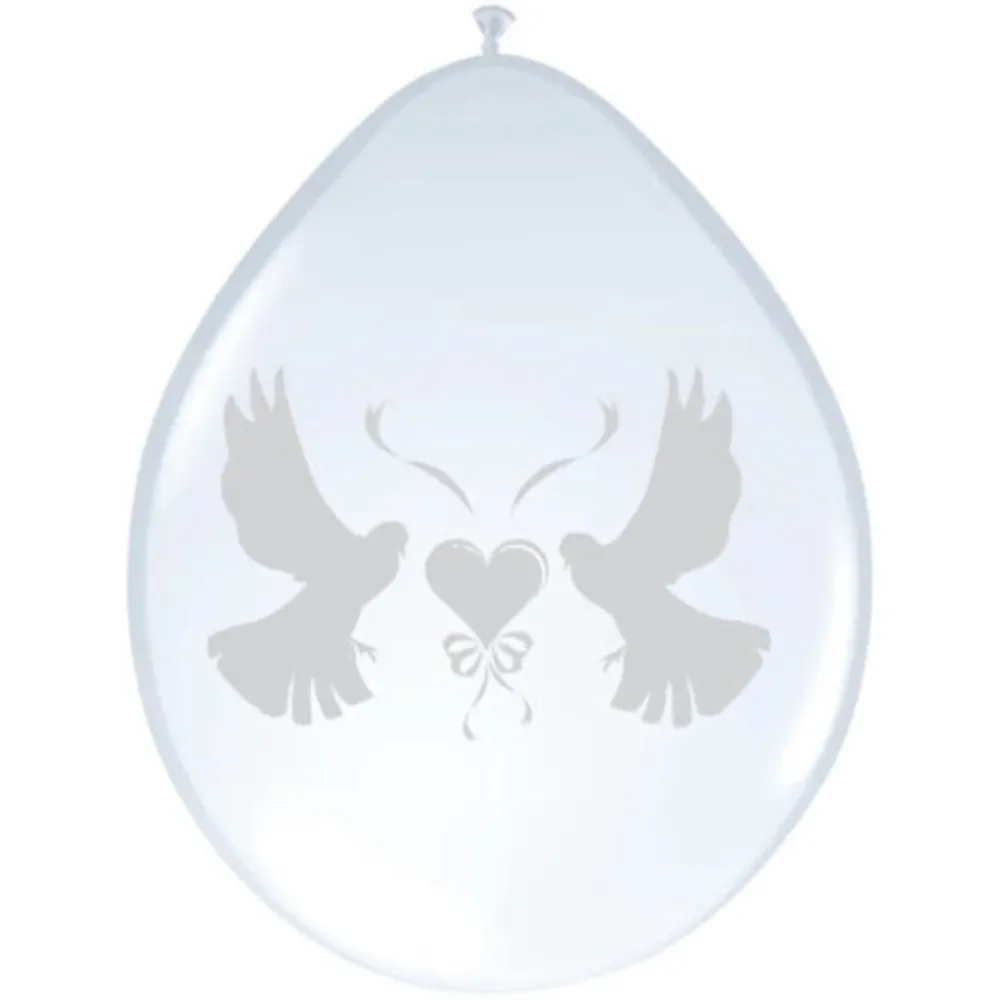 Häät ilmapallot Dove 30cm 8kpl
