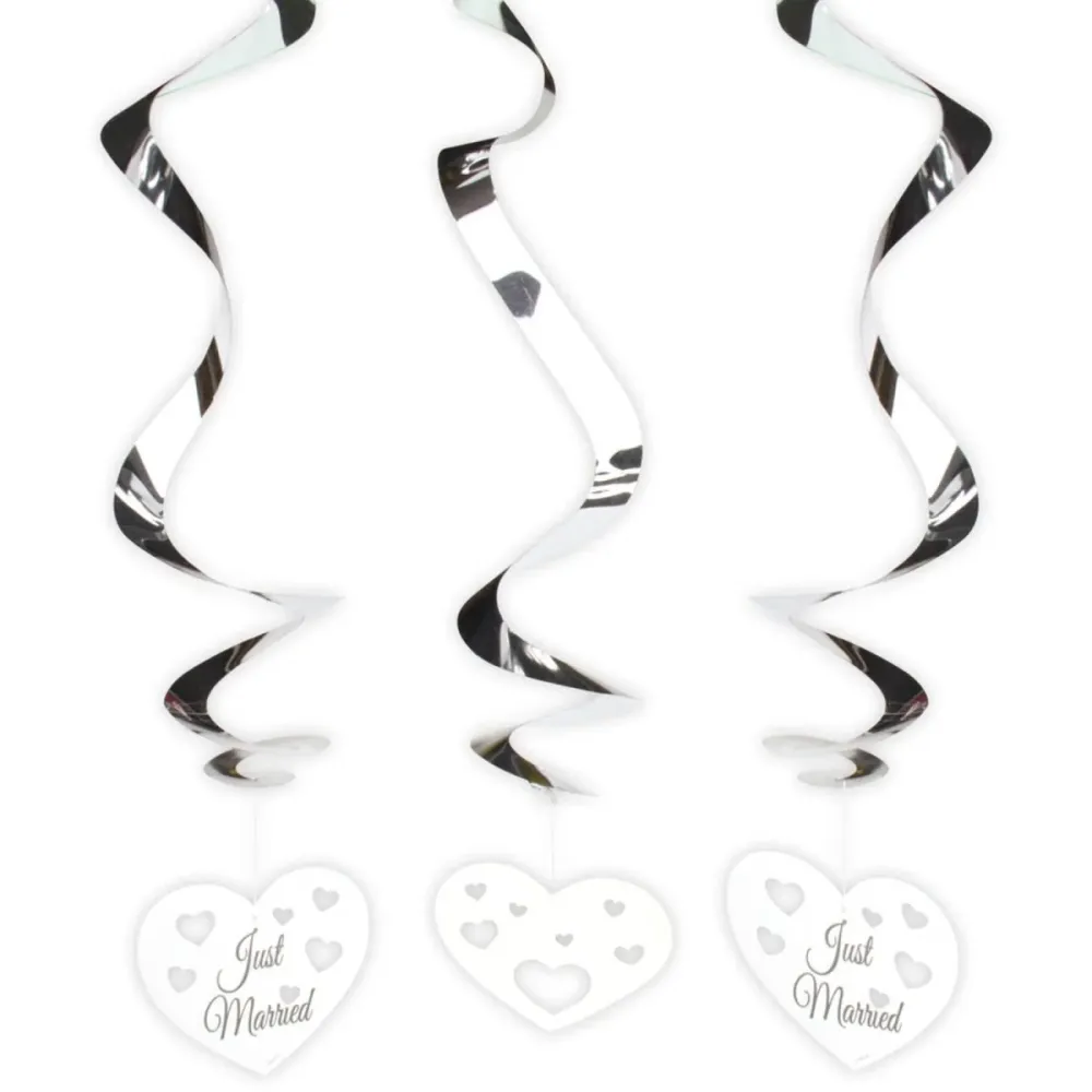 Just Married ripustettava koriste 70cm 3kpl
