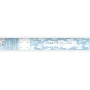 Konfetti tykki perhoset valkoinen 40cm