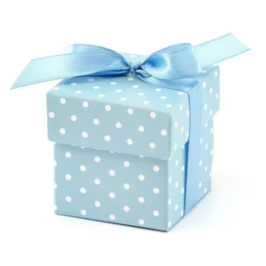 Lahjapakkaukset Dotted vaaleansininen 5.2cm 10kpl