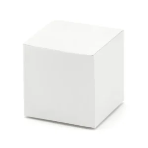 Lahjapakkaukset Kuutio Valkoinen 5cm 10kpl