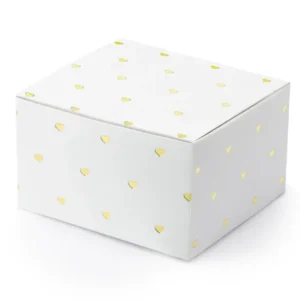 Lahjapakkaukset Mini Hearts Gold 6cm 10kpl 10kpl