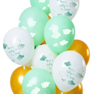 Sukupuolen paljastaminen ilmapallot Hooray Baby 30cm 12kpl 12kpl