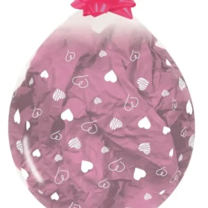 Sydämet Stuffer ilmapallo vaaleanpunainen 45cm 25kpl