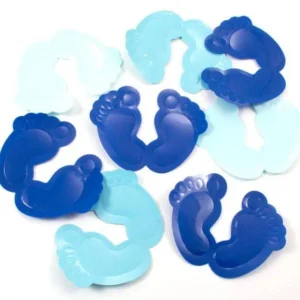 Syntymäkonfetti pojan jalat XL 8.5cm