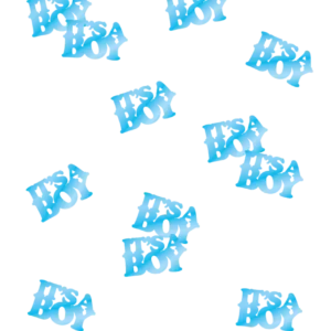 Syntymäpöydän konfetti vaaleansininen 14gr