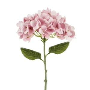 Vaaleanpunainen tekokukka Hortensia 35cm