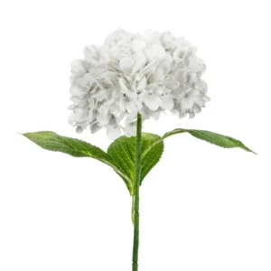 Valkoinen tekokukka Hortensia 69cm
