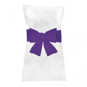 Violetti tuolin rusetti 19cm 6kpl