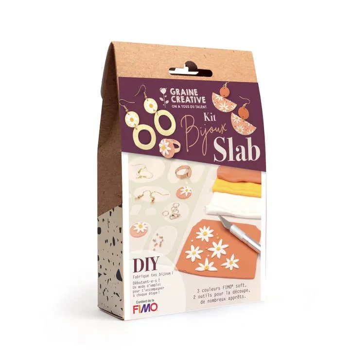 Fimo Bijoux Slab Kit Keskikoko