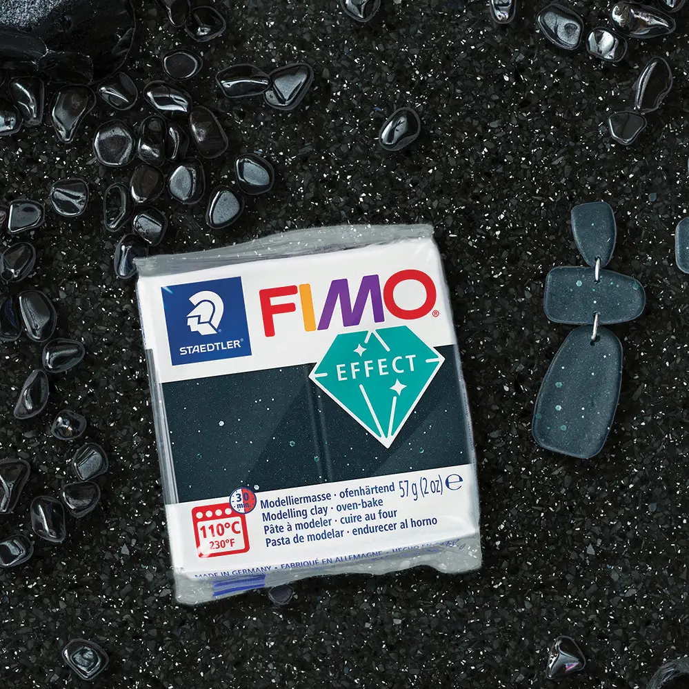 Fimomassa - Effect Graniitti Musta