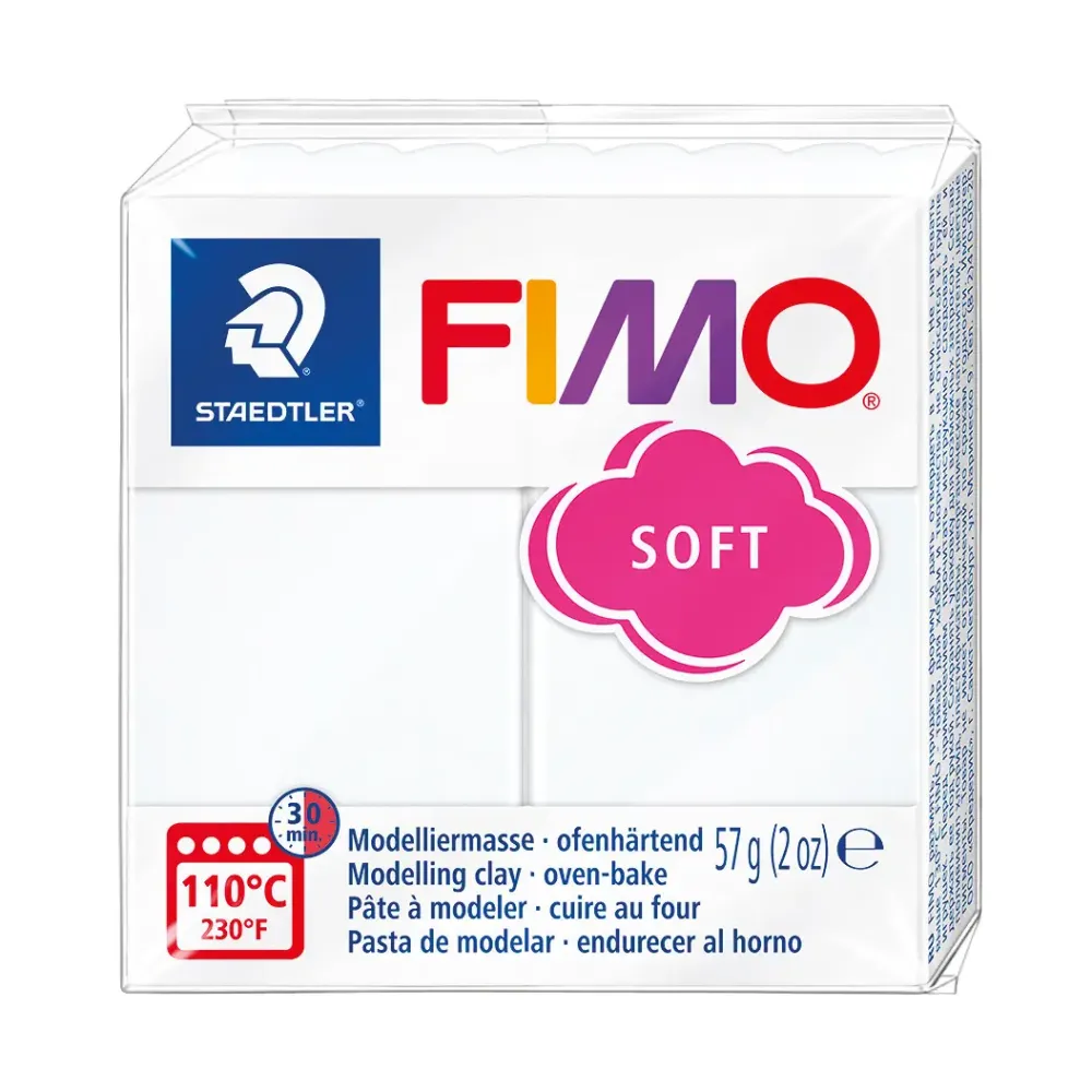 Fimomassa - Soft Valkoinen
