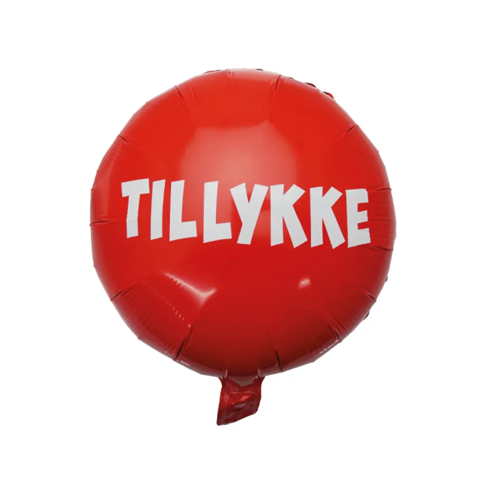 Tillykke - folieballon