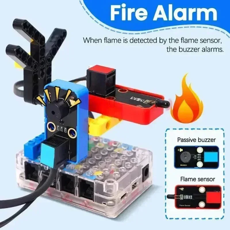 KeyeStudio Kidsbits STEM Elektroninen Mini Meteorologinen asema -sarja ESP32