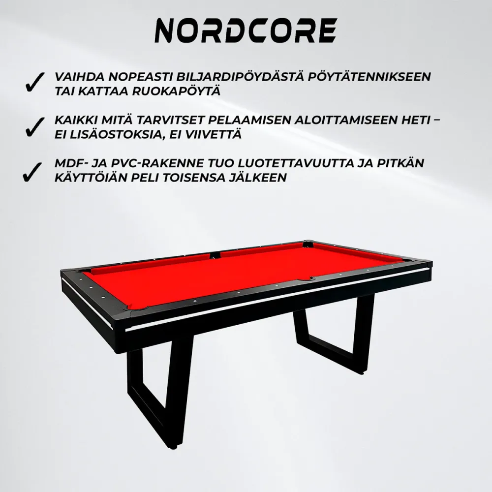Nordcore 3--1 Biljardipöytä 6`
