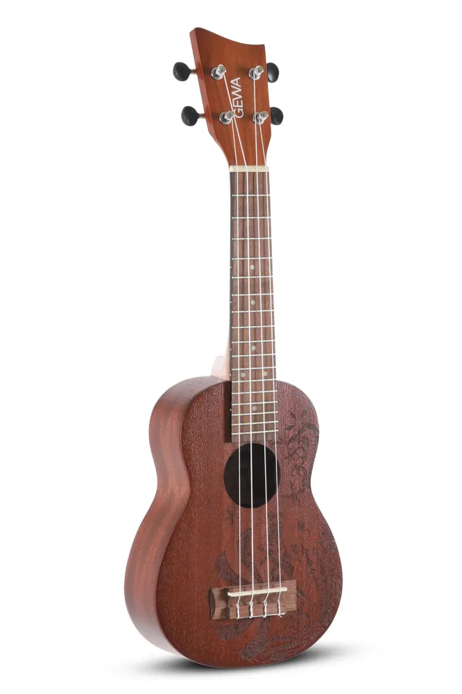 GEWA Soprano ukulele Manoa Tattoo - Soprano (Nippon Design)