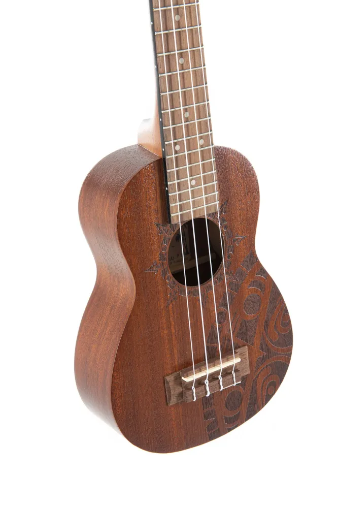 GEWA Soprano ukulele Manoa Tattoo - Soprano (Inca Design)