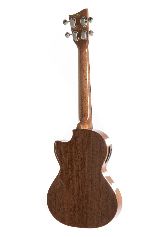 GEWA Tenor E-Acoustic Ukulele Manoa Roadie - E- Tenor (Silver Shadow)