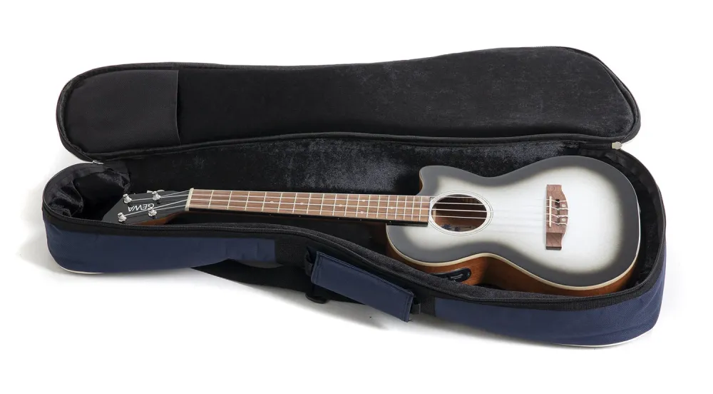 GEWA Tenor E-Acoustic Ukulele Manoa Roadie - E- Tenor (Silver Shadow)