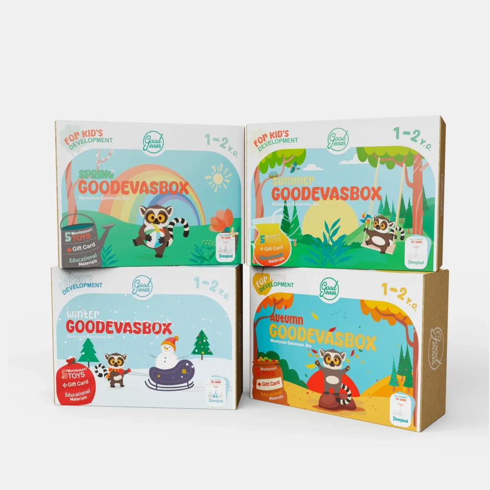 Vuosittainen leikkipakettitilaus (1–2 vuotta) — GoodevasBox