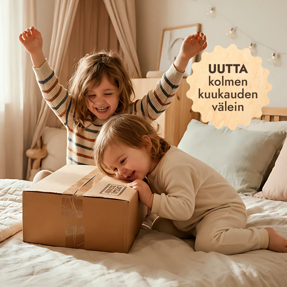Vuosittainen leikkipakettitilaus (1–2 vuotta) — GoodevasBox