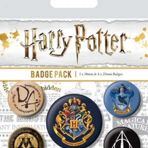 Harry Potter - Hogwarts rintanappi setti 5kpl