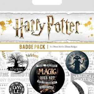 Harry Potter - Symbols rintamerkki setti 5kpl