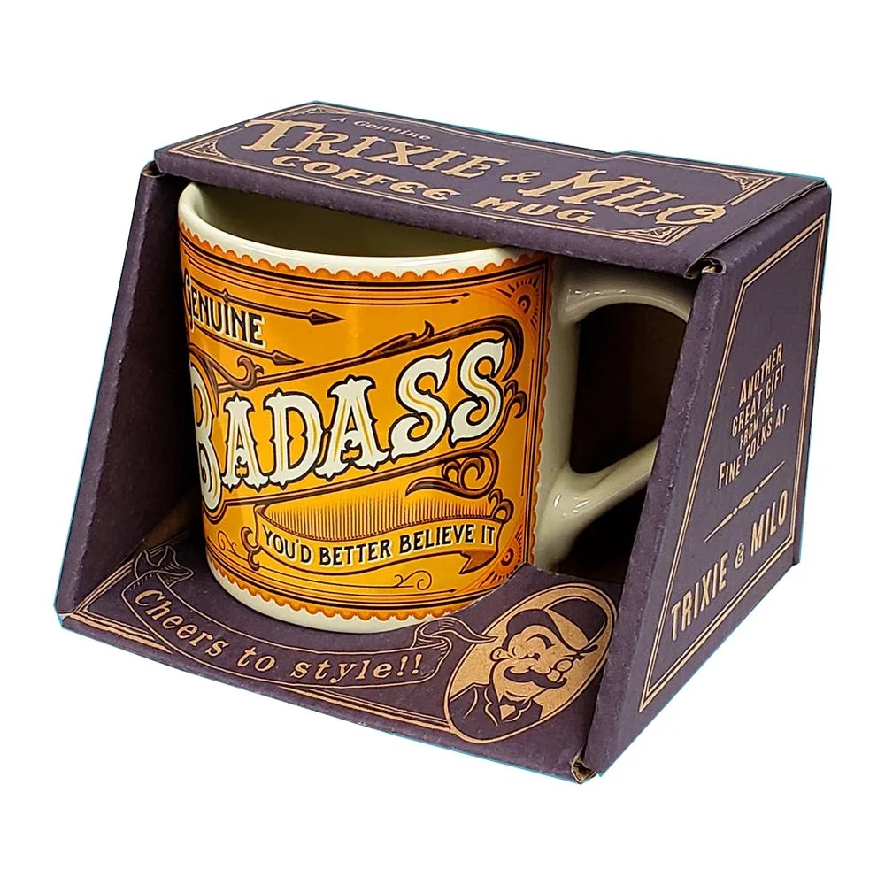 Trixie ja Milo - Badass -keraaminen muki