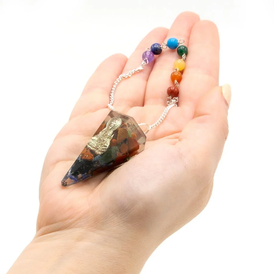 Orgonite-chakra dowsing-heitin Buddha