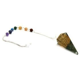 Orgonite-chakrapendeli, elämän kukka