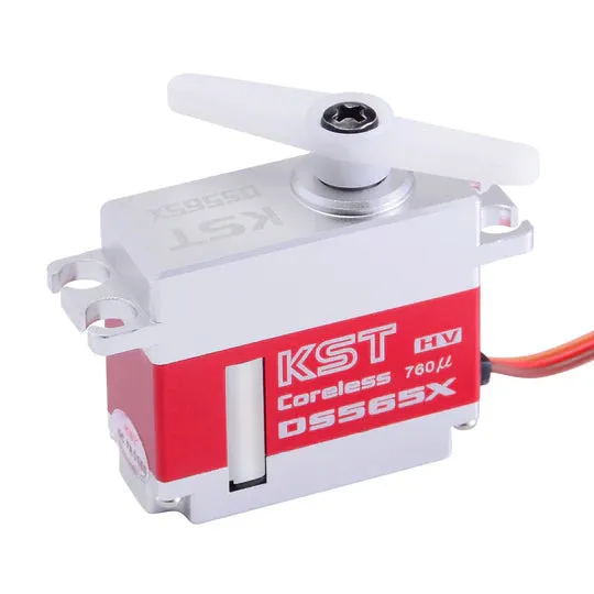 KST DS565X 8.4V HV digitaalinen metallivaihteinen peräservo 6.0Kgf.cm 0.04sek