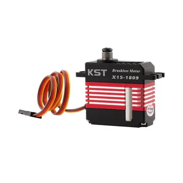 KST X15-1809 V8.0 Harjaton HV Mini Swash Plate Syklinen Servomoottori 24Kgf.cm 0.07sek