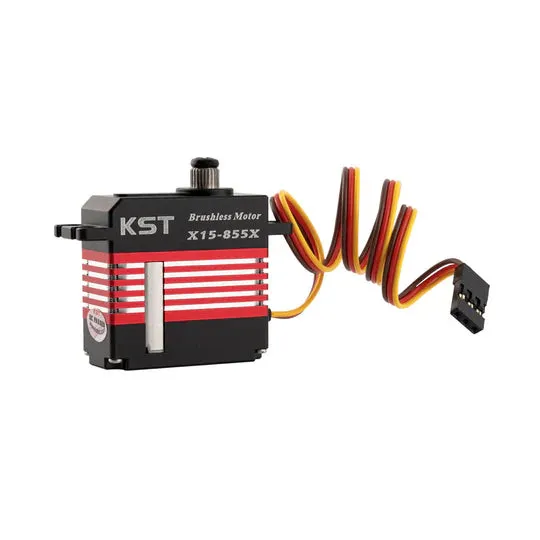 KST X15-855X HV Mini digitaalinen metallivaihteinen harjaton peräservo 15Kgf.cm 0,05s