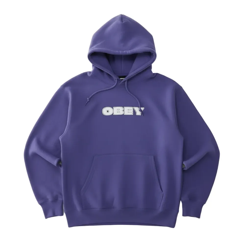 Mauve Obey Logo -huppari S