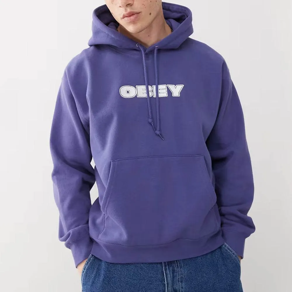 Mauve Obey Logo -huppari S