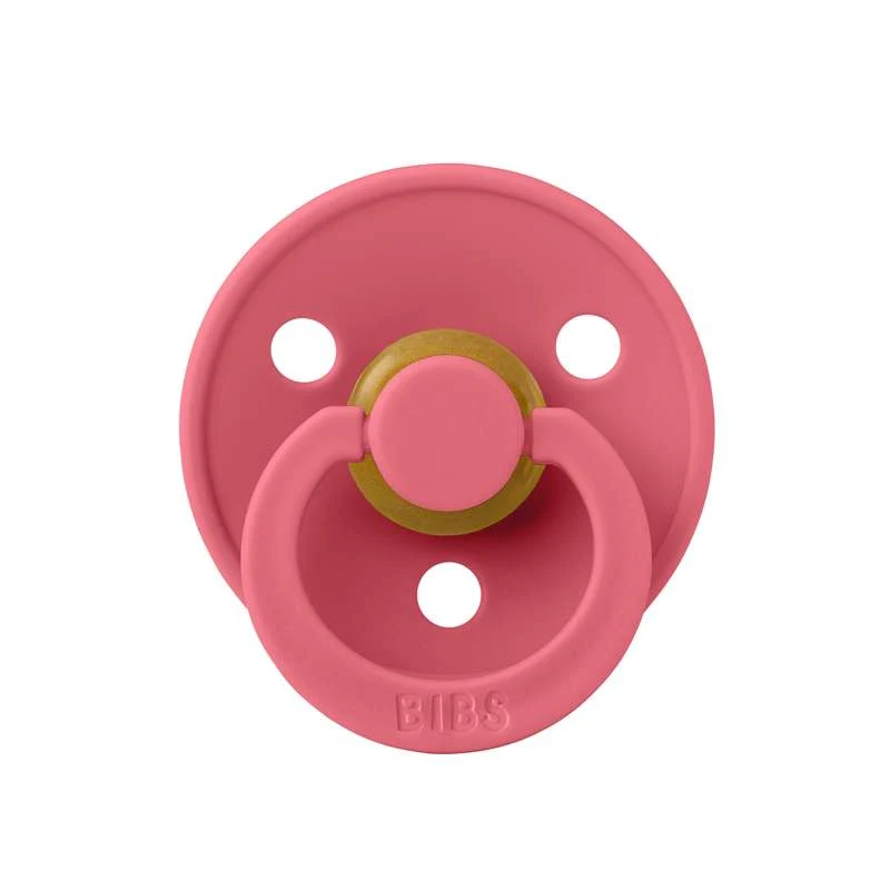 Bibs Pyöreä Colour Tutti - k. 1 - luonnonkumi - Koralli