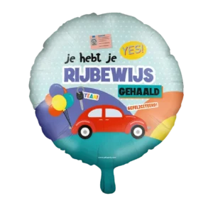 Ajokortti Helium ilmapallo Tyhjä 46cm