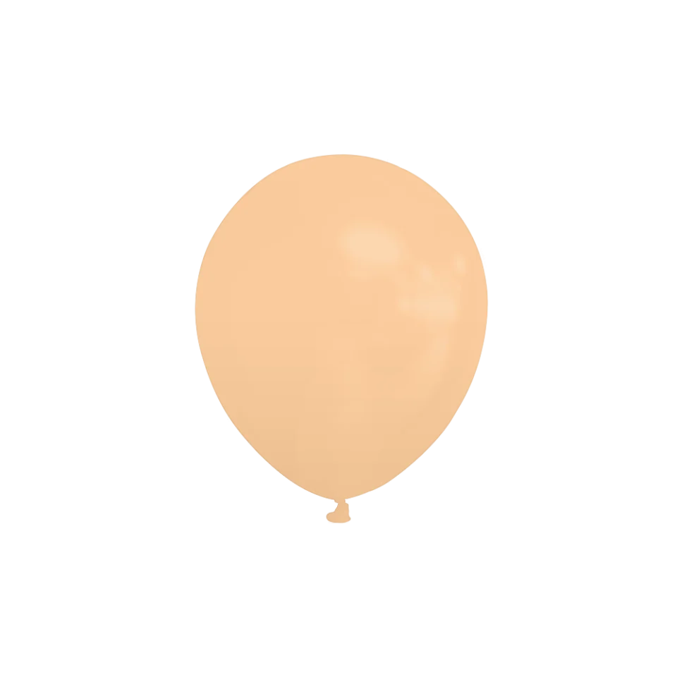 Beige ilmapallot 13cm 100kpl