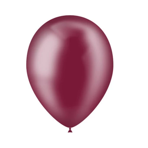 Bordeaux punainen ilmapallot läpikuultava 25cm 10kpl