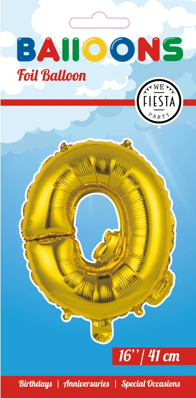 Folio ilmapallo kirjain Q Gold 41cm oljen kera