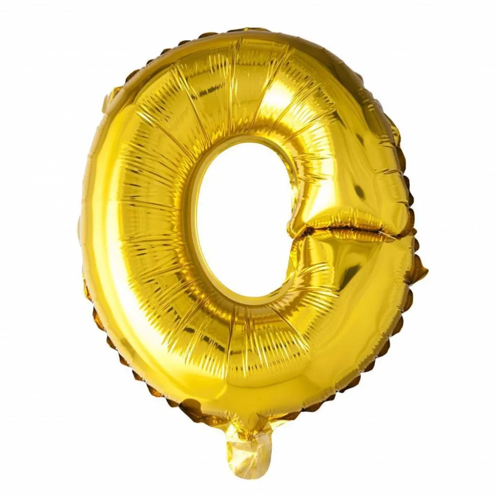 Folio ilmapallo kirjain O Gold 41cm oljen kanssa